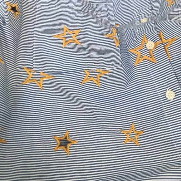 Madewell Small Star Embroidered Striped Shirt - Picture 4 of 6